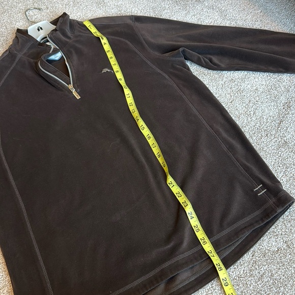 Tommy Bahama Brown Aruba Half Zip Pullover Sz:S - Picture 6 of 6